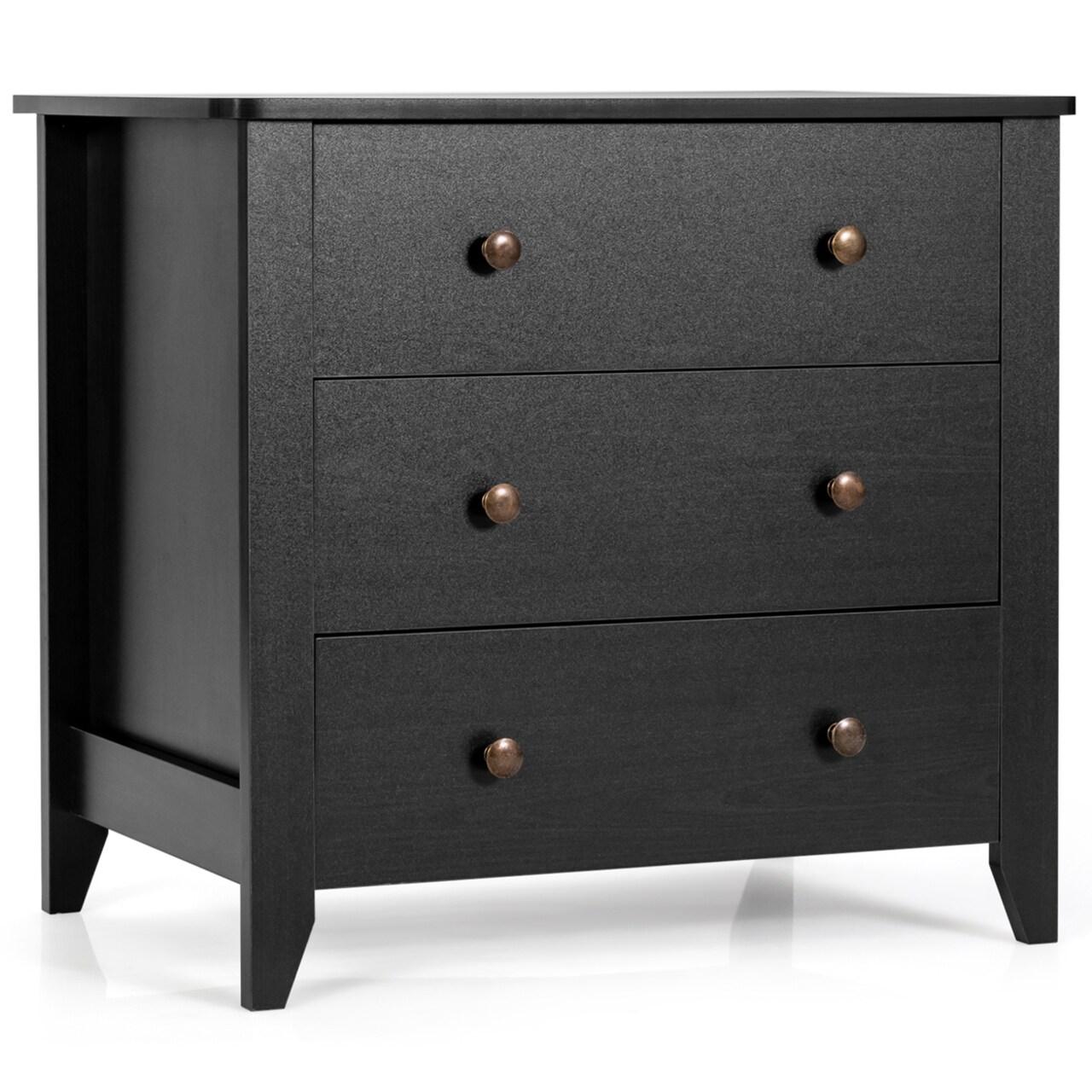 3 Drawer Dresser Chest Of Drawers Bedside Table For Living Room Bedroom
